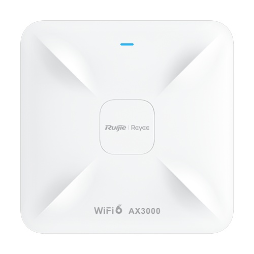 Access Point Wireless AX3000 Dual-Band, Wi-Fi 6, 1x RJ45 2.5G, 1x RJ45 1G, PoE IN, Cloud Management - Ruijie RG-RAP2260