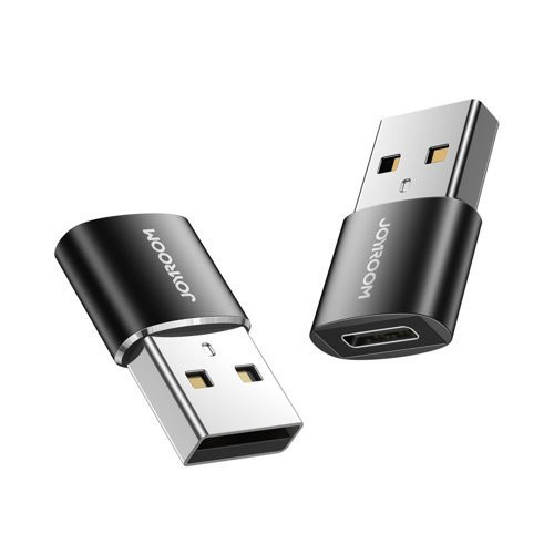 Adaptor Joyroom de la USB tip C (mama) la USB (tata) negru