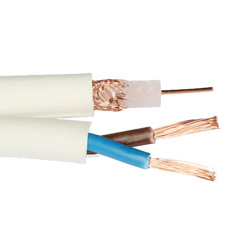 Cablu coaxial RG59 + alimentare 2x0.75 305m
