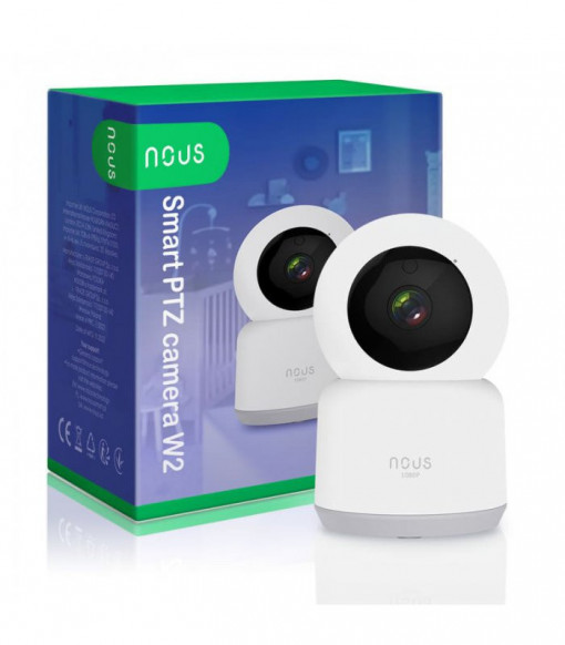 CAMERA WIFI SMART PTZ NOUS W2 2MP FULLHD 1080P TUYA