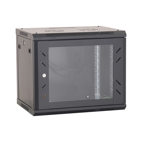 Rack perete 9U 19'' 600x450, negru - ASYTECH Networking ASY-9U-6045W