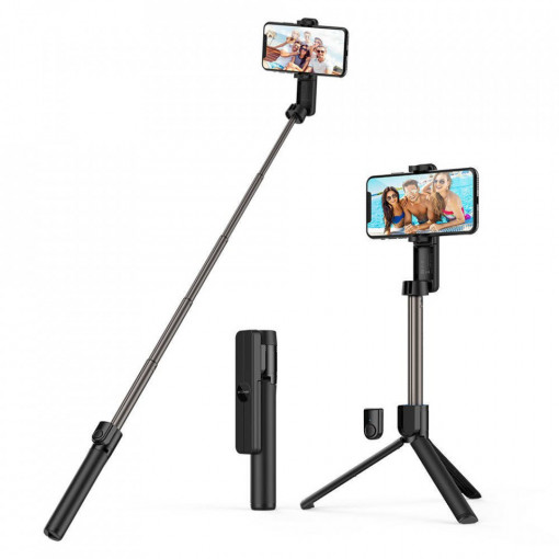 Selfie Stick BlitzWolf BW-BS2 Bluetooth (negru)