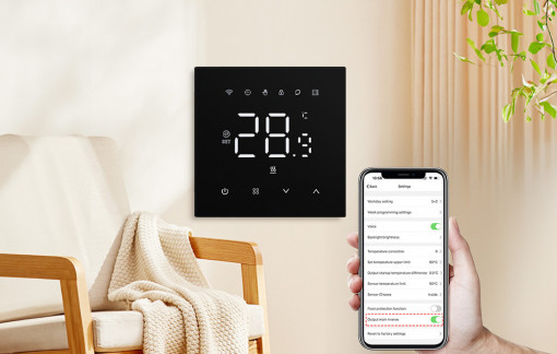 Smart thermostat Avatto WT410-BH-3A-B Gas Boiler 3A WiFi