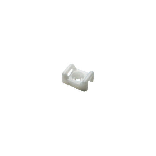 Suport plastic prindere coliere ALB, 23x16x10 mm, 100 buc PVK-2