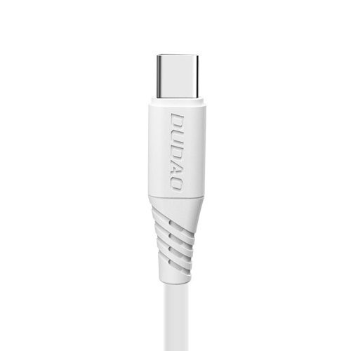 Cablu de date si încărcare rapida Dudao USB / USB tip C 5A 1m alb