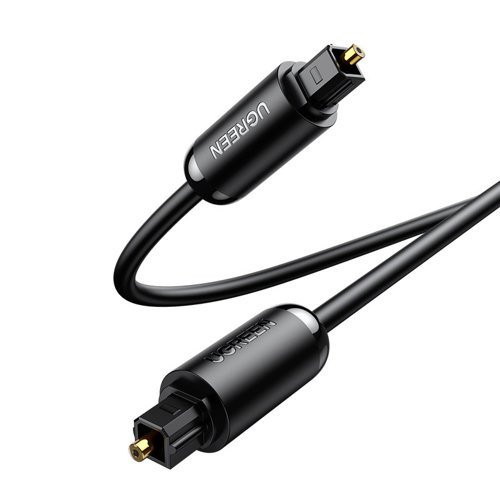 Cablu optic audio Toslink UGREEN AV122 împletit cu aluminiu, 1,5m