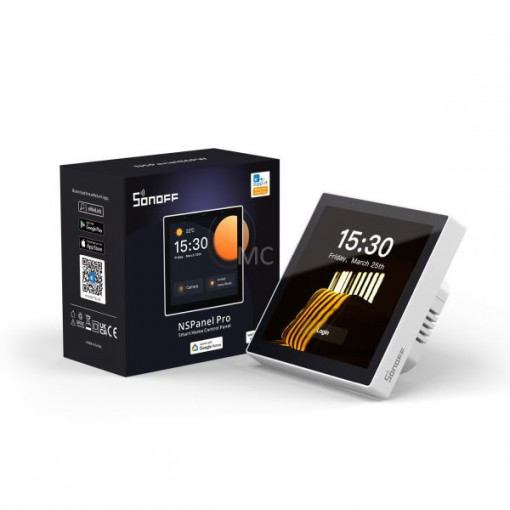 SONOFF NSPanel Pro (cu hub Bluetooth Zigbee și eWeLink-Remote) alb