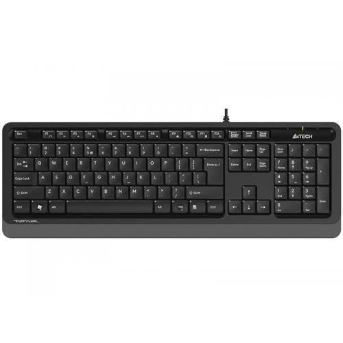 Tastatura A4Tech FK10 cu fir, negru/gri