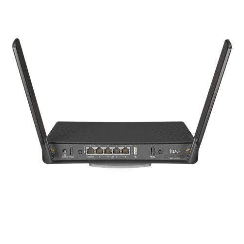 hAP acÂ³, 5 x Gigabit, 1 x PoE, 802.11b/g/n 2.4Ghz, 802.11ac 5Ghz, antene externe 3dBi 2.4GHz, 5.5dBi 5GHz - MikroTik RBD53iG-5HacD2HnD