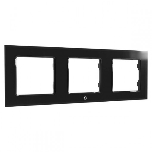 Shelly Wall Frame 3 (pentru comutator de perete) – Negru