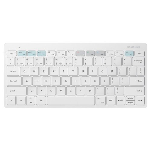 Tastatură Bluetooth fără fir Samsung Smart Keyboard Trio 500, albă (EJ-B3400UWEGEU)