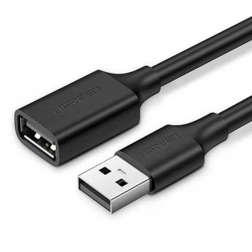 Cablu de extensie USB 2.0 UGREEN US103 5m (negru)