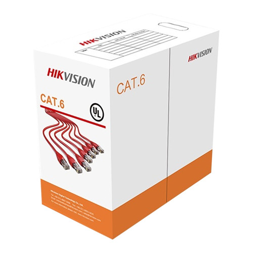 Cablu UTP cat6 0.565mm, cupru integral, cutie 305 metri - HIKVISION DS-1LN6-UU