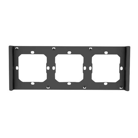 Cadru pentru comutator Sonoff 3 grupuri M5-80 (SwitchMan), negru