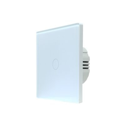 Intrerupător de lumină cu 1 canale WiFi+RF SmartWise T4 EU 4C UNI (R3), alb, fara nul