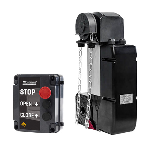 Kit automatizare usa sectionala max. 20mp, motor 230V AC- MOTORLINE KVM105