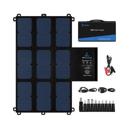 Panou fotovoltaic portabil/incarcator solar BigBlue B405 63W