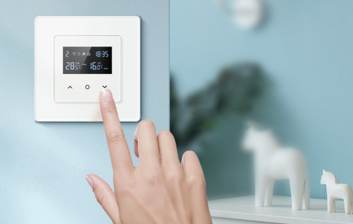 Termostat inteligent Avatto WT200-BH-3A-W Cazan 3A WiFi TUYA