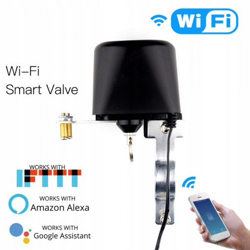 Actuator supapă gaz apă TUYA Wi-Fi
