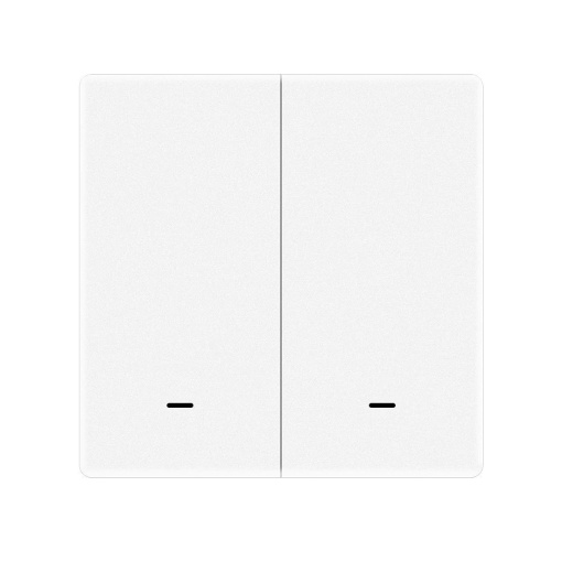 Buton wireless Zigbee TUYA 2 canale alb