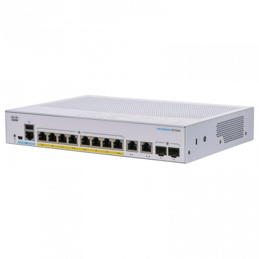 CISCO CBS250-8PP-E-2G 8GB2SFP SW POE 45W