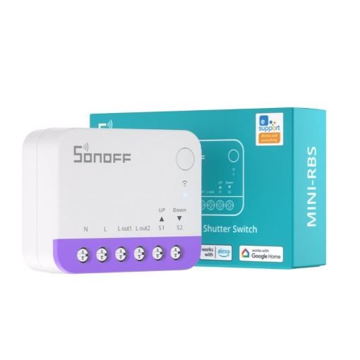 Comutator/releu pentru rulouri Sonoff MINI-RBS Wi-Fi compatibil Matter