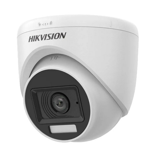 Dual Light - Camera analog 2MP, lentila 2.8mm, IR 20m, WL 20m, TVI/AHD/CVI/CVBS, Mic. - HIKVISION DS-2CE76D0T-LPFS-2.8mm