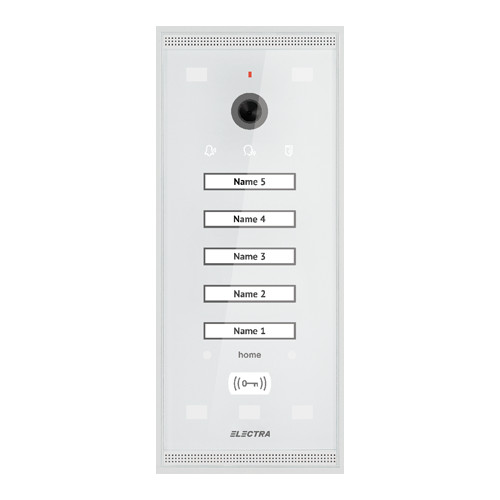 Panou exterior video Home pentru 5 Familii - SMART, G3 - ELECTRA VPM.05S03.ELWH4