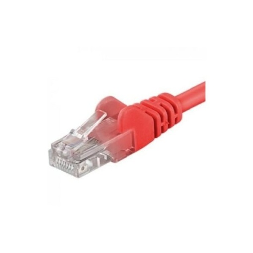 Patchcord UTP RJ45-RJ45 Cat.5e 0.5m rosu