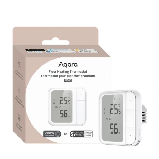Termostat pentru încălzire prin pardoseală Aqara W500 Zigbee+Thread