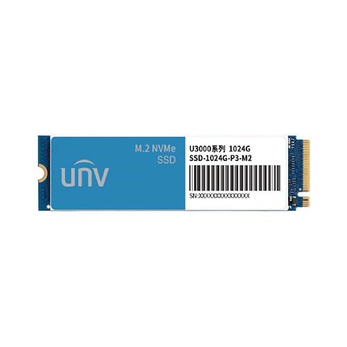 Unitate stocare SSD 1024GB, M.2, PCIe3 NVMe U3000 - UNV SSD-1024G-P3-M2