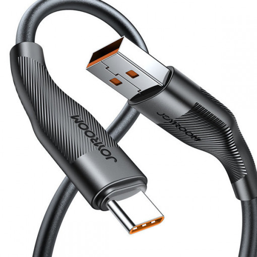 Cablu incarcare rapida/transmitere date USB Joyroom - USB Tip C 6A 1m negru