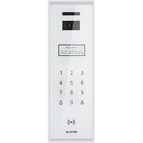 Panou exterior video SMART pentru blocuri REZIDENTIAL - ELECTRA ELECTRA VPM.BSR02.ELW0R