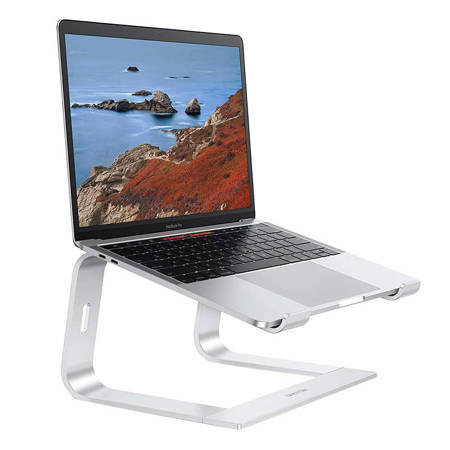 Suport reglabil pentru laptop OMOTON L2 (argintiu)