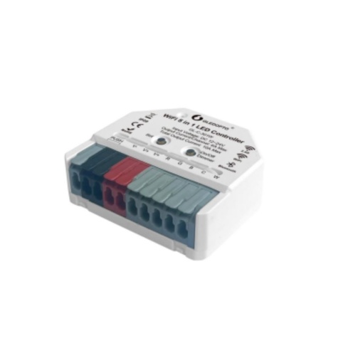 Ultra mini controler LED RGBCCT 5-in-1 inteligent (12V-24V) Gledopto GL-C-301W Tuya Wi-Fi