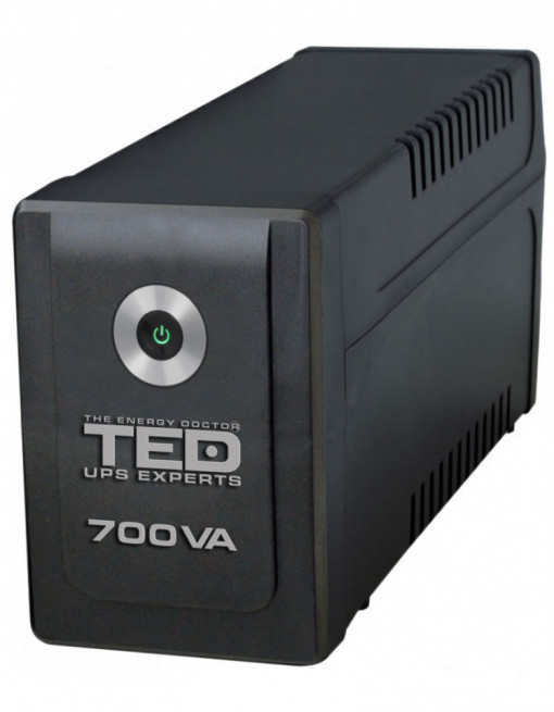 UPS TED Electric 700VA / 400W Line Interactive cu 2 iesiri schuko TED-700