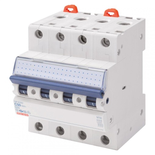MCB AUTOM. PROTECTION 4P C40 4,5KA 4M