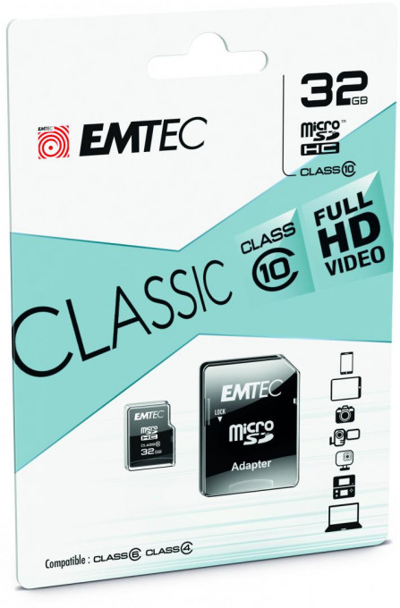 MICROSDHC 32GB CL10 EMTEC