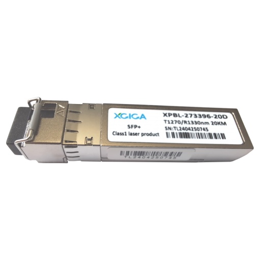 Modul optic SFP+ 10GBASE WDM, 1270nm/1330nm (Rx/Tx) SM, 20km, conector LC DDM, Type A, (compatibil CISCO) - XGIGA