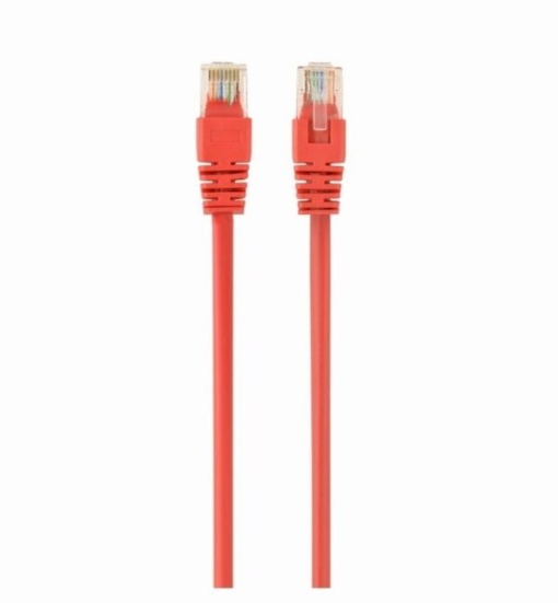 PATCH CORD UTP SPACER Cat5e 0.25m rosu