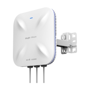 Access Point exterior AX6000 Dual-Band, Wi-Fi 6, 1x RJ 2.5G, 1x SFP, PoE IN, Cloud Management - Ruijie RG-RAP6260(H)