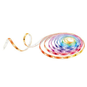 Bandă LED Wi-Fi Smart Multicoloră cu zone de culoare și LED-uri albe