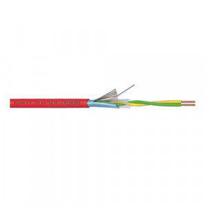 Cablu incendiu 1x2x0.8mm, ecranat, 100m ELN-1x2x08