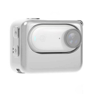 Carcasa de incarcare camera PULUZ Husa din silicon pentru Insta360 GO 3 (alb)