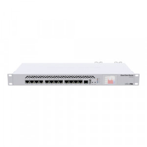 Cloud Core Router, 12 x Gigabit, RouterOS L6, 1U - MikroTik CCR1016-12G