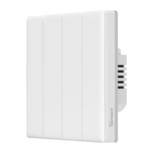 Comutator de perete tactil cu 4 canaleWi-Fi inteligent Sonoff TX T5