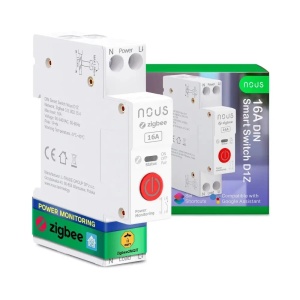 Comutator inteligent Wi-Fi Nous D1Z Zigbee DIN 16A (1 canal, cu PM)