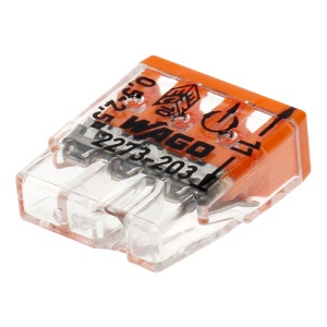 Conector compact de imbinare, 3 fire, max. 2.5 mmÂ² (100 buc.) - WAGO 2273-203