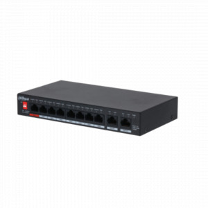DAHUA SWITCH 8P UNMNG POE PFS3010-8GT-9