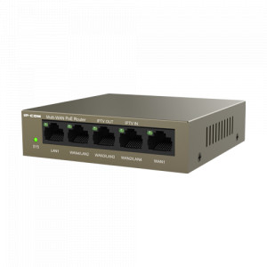 Router 4 porturi Gigabit PoE+, 55W, 1 port RJ45 Gigabit, management - IP-COM M20-PoE